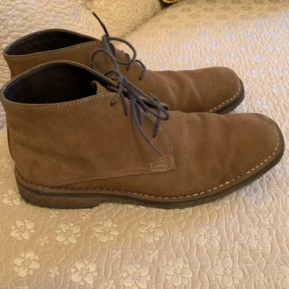 Johnston & Murphy size 10 crepe sole chukka boots - Picture 3 of 10